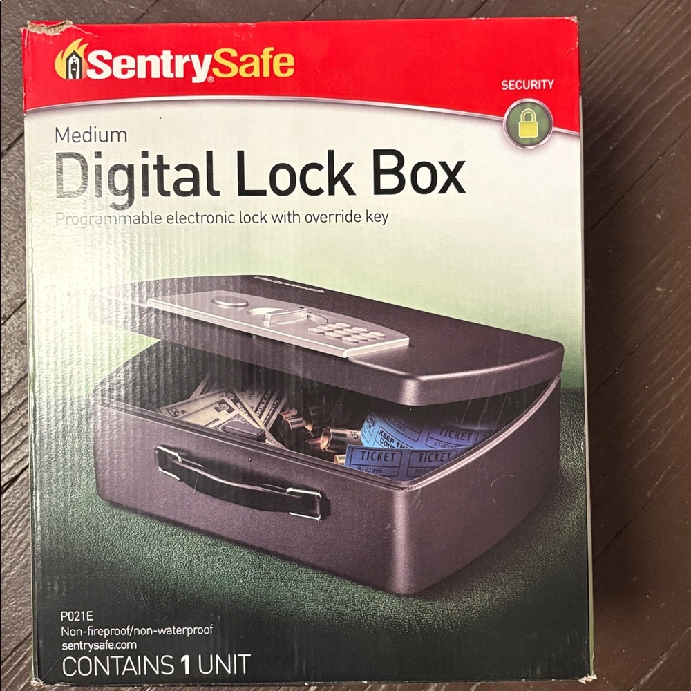 SentrySafe Medium Digital Lock Box - Picture 2 of 2